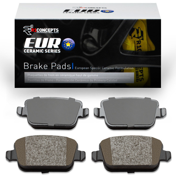 R1 07-12 Volvo S80 Rear Euro Ceramic Brake Pads - 2600-1314-00