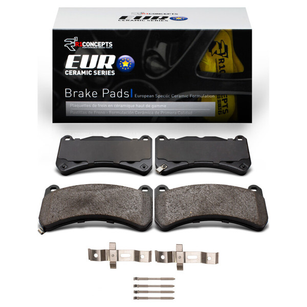 R1 08-25 Lexus IS F Front Euro Ceramic Pads & Hardware Kit - 2600-1365-01
