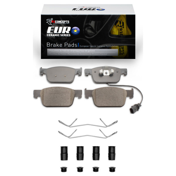 R1 16-25 Audi A4 Quattro Front Euro Ceramic Pads & Hardware Kit - 2600-1953-01