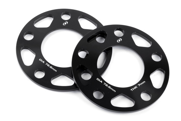 Dinan Wheel Spacer Kit - 72.6mm CB / 7mm Thick (Set of 2) - D210-2037