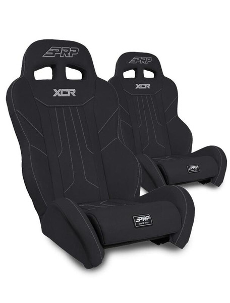 PRP Can-Am Maverick X3 XCR Suspension Seats Kit (Pair) - Black - A8001-PORXP-C86-201