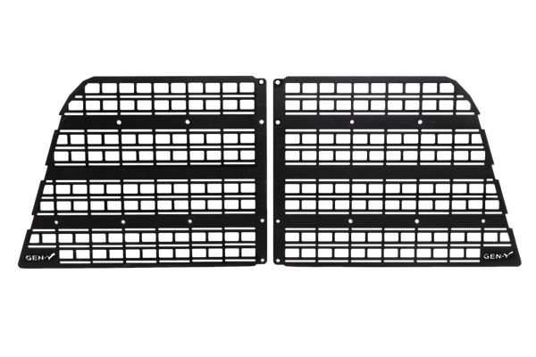 Gen-Y 19+ Dodge Ram 2500/3500 Defender Headache Rack/ 3-Molle Panels - Black - GH-28004