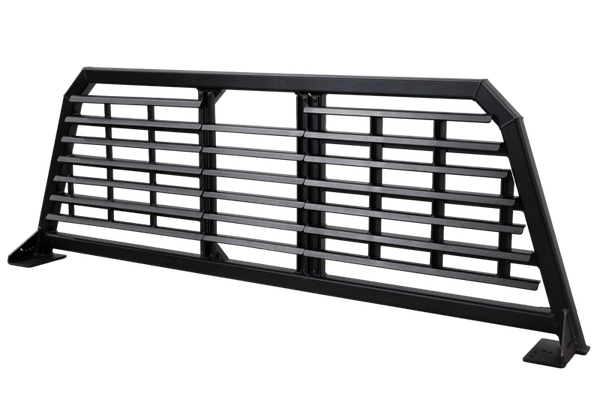 Gen-Y 20+ GMC GM 2500/3500 Defender Headache Rack/ 3-Louver Panels - Black - GH-29007
