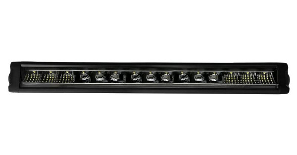 QuadBoss 20-inch Single Row Backlit LED 90W Lightbar White/Amber DRL - 570007