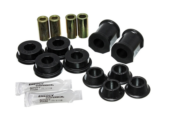 Energy Suspension 71-7/73 VW Super Beetle (Cast) Black Front Control Arm Bushing Set - 15.3106G