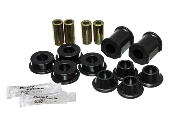 Energy Suspension 8/73-79 VW Super Beetle (Stamped) Black Front Control Arm Bushing Set - 15.3107G