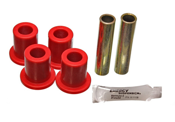 Energy Suspension Front Spring Shackle Only - Red - 4.2130R