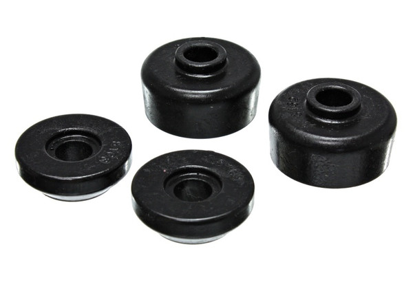 Energy Suspension 95-99 Mitsubishi Eclipse FWD/AWD Black Rear Shock Upper Bushing Set - 5.8104G
