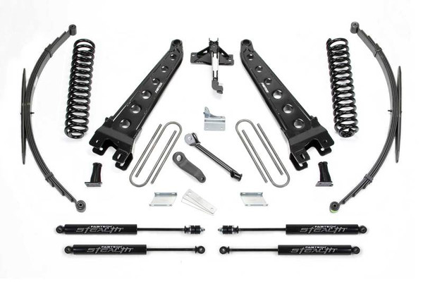 Fabtech 08-16 Ford F250/350 4WD 8in Rad Arm Sys w/Coils & Rr Lf Sprngs & Stealth - K2128M