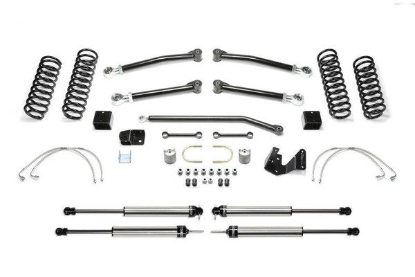 Fabtech 07-18 Jeep JK 4-Door 3in Trail Ii w/Dlss Shks - K4052DL