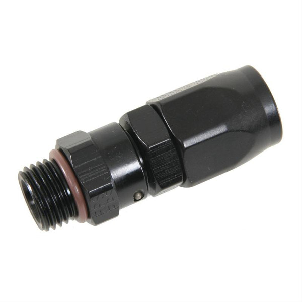 Fragola -16AN Straight x 1 5/16 - 12 (16) Hose End - Black - 180116-BL