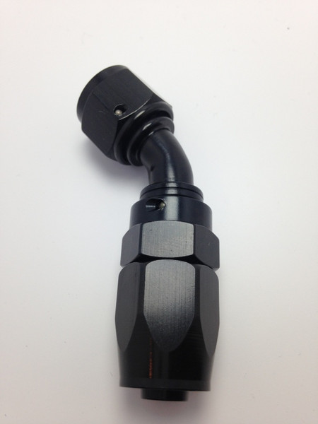 Fragola -16AN Fem x -12AN Hose 60 Degree Reducing Hose End - Black - 226015-BL