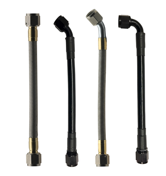 Fragola -6AN Hose Assembly Straight x Straight Alum Nut 48in - 371048