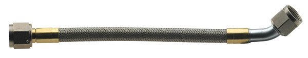 Fragola -6AN Hose Assembly Straight x 45 Degree Steel Nut 60in - 374060
