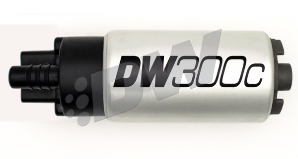 DeatschWerks 340lph DW300C Compact Fuel Pump w/o Mounting Clips - 9-307