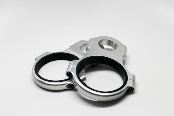 Fuelab Cage Mount Fuel Pump Billet Bracket Set - (2) Brackets for Each Pump - 45103