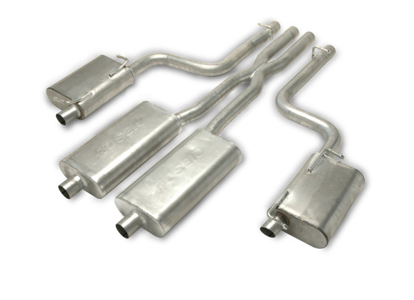 Gibson 11-14 Dodge Charger R/T 5.7L 2.5in Cat-Back Dual Exhaust - Stainless - 617008