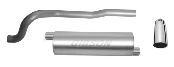 Gibson 86-93 Jeep Cherokee Base 2.5L 2.5in Cat-Back Single Exhaust - Stainless - 617200