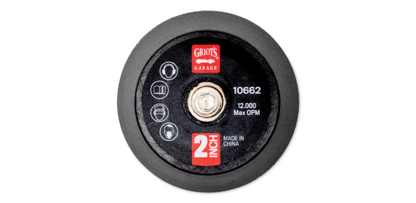 Griots Garage 2in Random Orbital Backing Plate - 10662