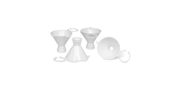Griots Garage Threaded Bottle-Top Funnels (Set of 4) - 44638
