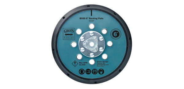 Griots Garage BOSS 6in Backing Plate - BG6BP