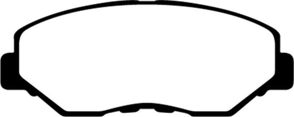 EBC 13-15 Acura ILX 1.5 Hybrid Yellowstuff Front Brake Pads - DP41655R