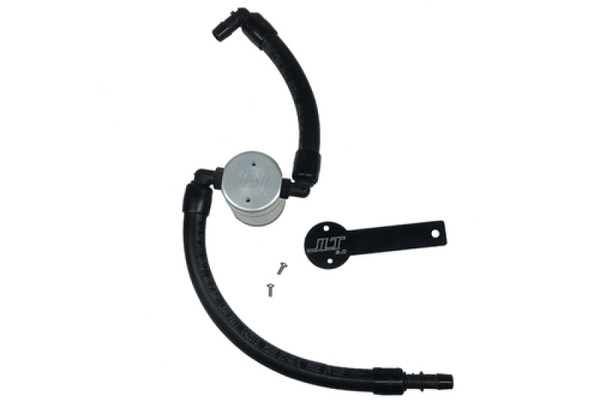 J&amp;L 2019-2022 Dodge Ram 1500 5.7L Oil Separator 3.0 Passenger Side - Clear Anodized - 3067P-C