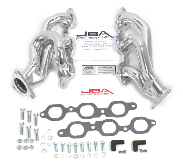 JBA 14-20 GM Truck 4.3L V6 1-5/8in Primary Silver Ctd Cat4Ward Header - 1842S-10JS