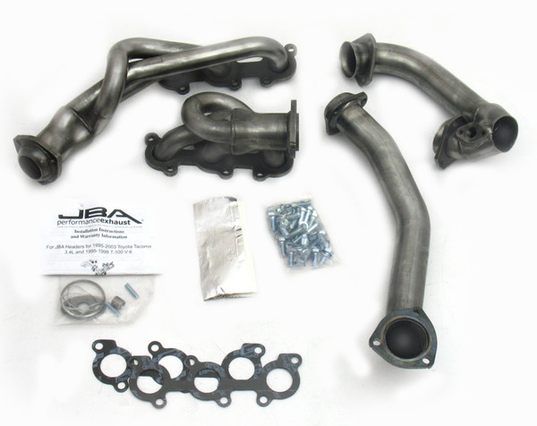 JBA 01-04 Toyota 3.4L V6 w/o EGR 1-1/2in Primary Raw 409SS Cat4Ward Header - 2032S