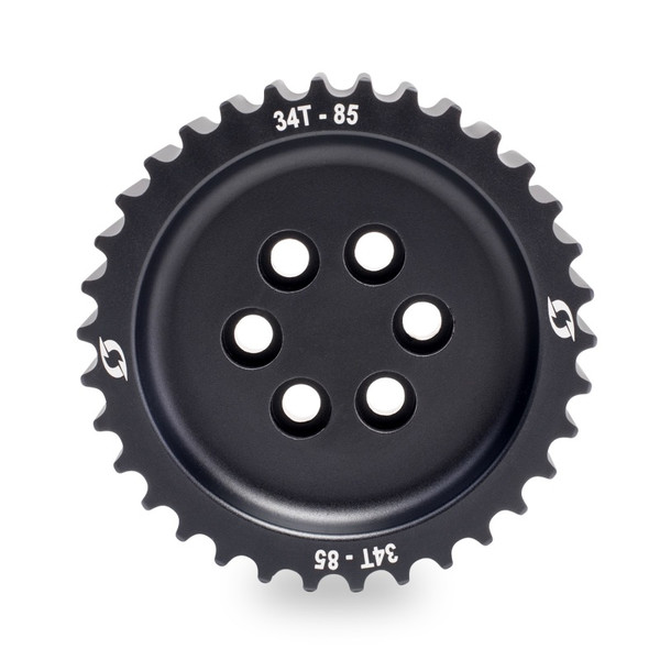 KraftWerks Cogged Pulley - 85mm Cogged 64mm Width (6 Bolt / Must Use Adapter Hub) - 159-99-8564