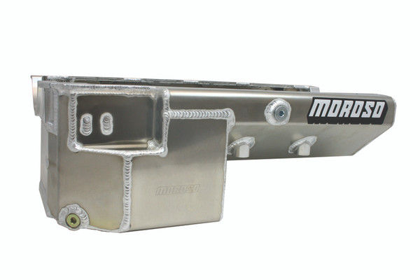 Moroso Chevrolet Big Block Mark IV (w/-16An External Pick Up) Wet Sump 6-7qt 8in Aluminum Oil Pan - 20486