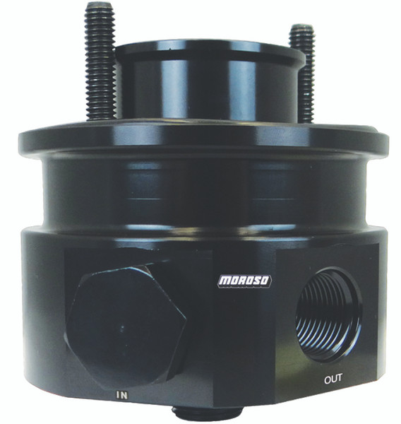 Moroso Chevrolet Big Block Oil Filter Adapter - Sandwich - Accumulater/External Pump - 23701