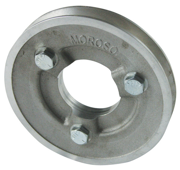 Moroso Chevrolet Big Block 396-454 (w/Short Pump) Crankshaft Pulley - Single Groove - Cast Aluminum - 64200