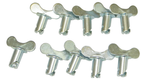 Moroso Quick Fastener - Butterfly Head - 5/16in x .500in - Steel - 10 Pack - 71278