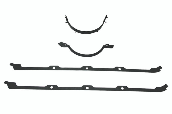 Moroso Chevrolet Big Block Mark IV (Race Pattern) Oil Pan Gasket - Multi-Piece - Reinforced Steel - 93156