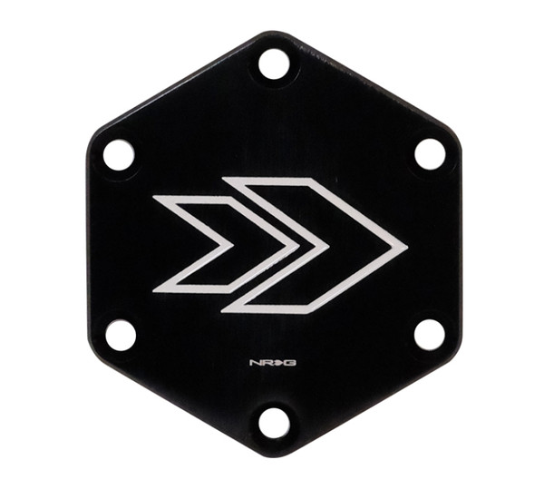 NRG Engraved Arrow Horn Delete Button - White - STR-620WT
