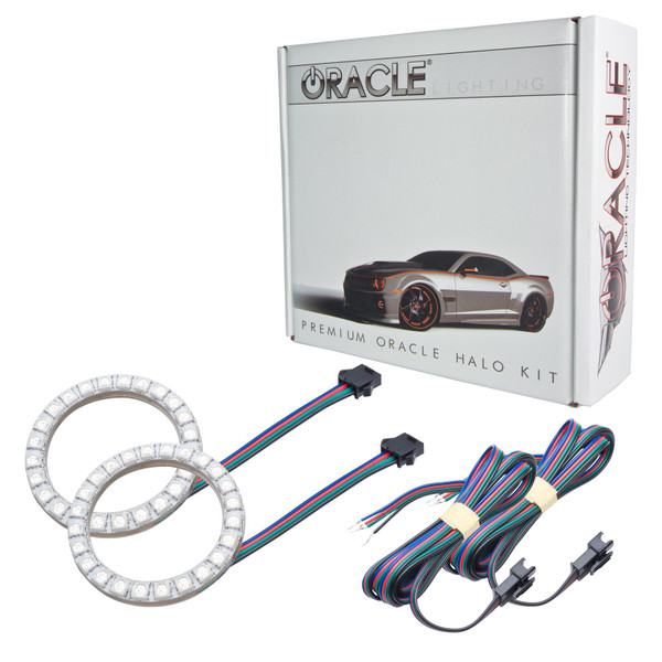 Oracle Dodge Charger SRT8 11-14 WP LED Projector Fog Halo Kit - ColorSHIFT - 1193-333
