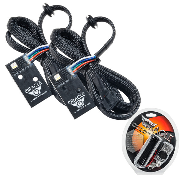 Oracle 14-21 Infiniti Q50 RGB+W Headlight DRL Upgrade Kit - ColorSHIFT w/ RF Controller - 1457-330