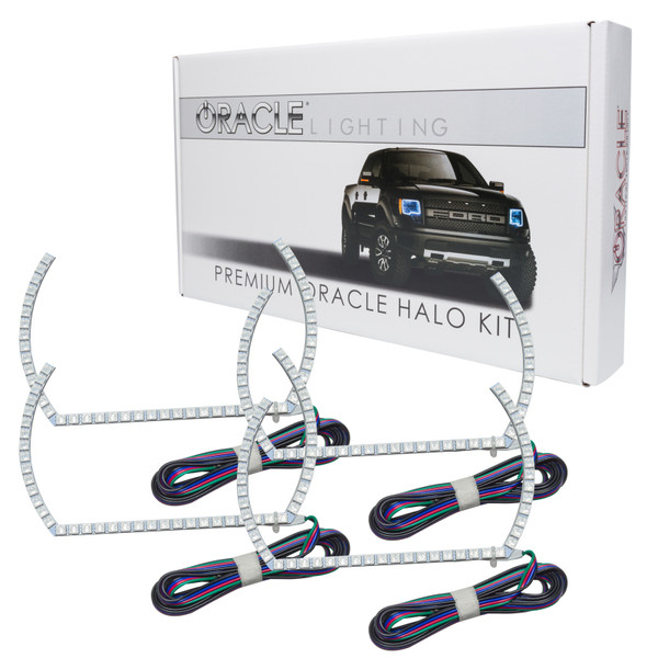 Oracle Chevrolet Silverado 14-15 Halo Kit Projector Style - ColorSHIFT - 2386-330
