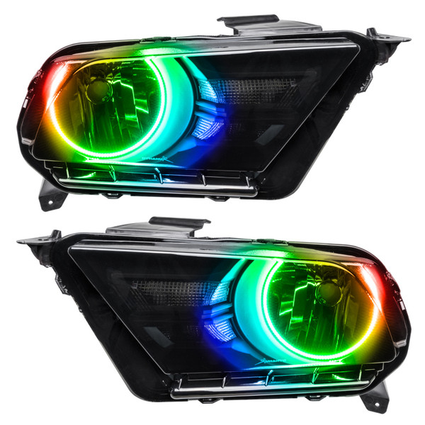 Oracle 10-14 Ford Mustang HL (Non-HID) - ColorSHIFT w/ BC1 Controller - 7050-335