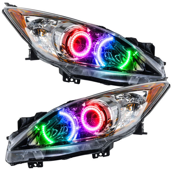 Oracle 10-13 Mazda 3 SMD HL - Halogen - ColorSHIFT w/ 2.0 Controller - 7100-333