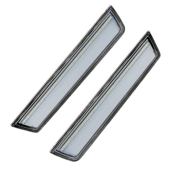 Oracle 11-14 Dodge Charger Concept Sidemarker Set (Rear Only) - Clear - No Paint - 9834-019