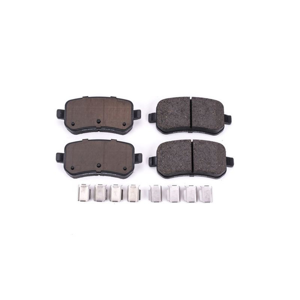 Power Stop 04-07 Ford Freestar Rear Z17 Evolution Ceramic Brake Pads w/Hardware - 17-1021