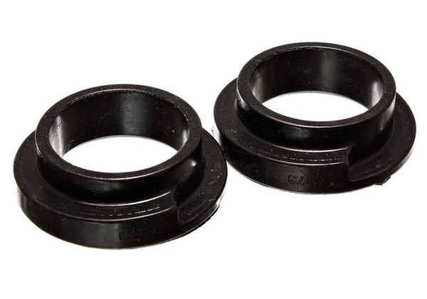 Energy Suspension Universal 2 1/8in ID 2 1/2in OD 5/8in H Black Coil Spring Isolators (2 per set) - 9.6119G