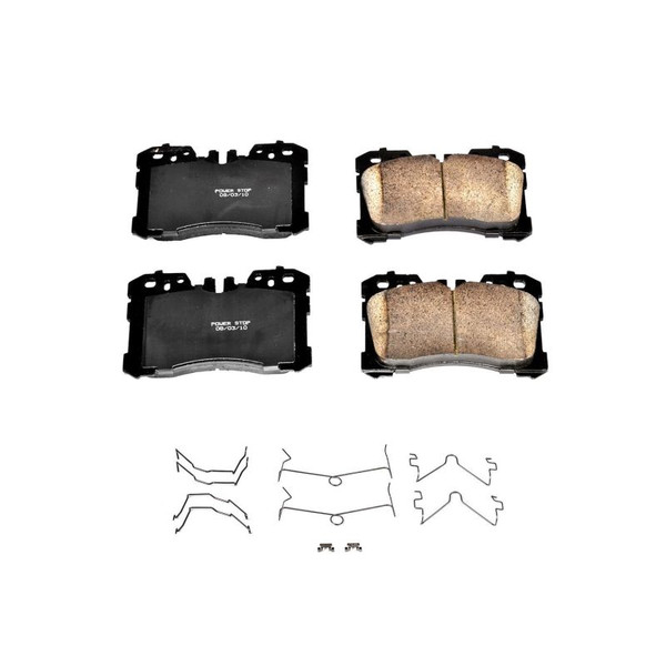 Power Stop 07-17 Lexus LS460 Front Z17 Evolution Ceramic Brake Pads w/Hardware - 17-1282
