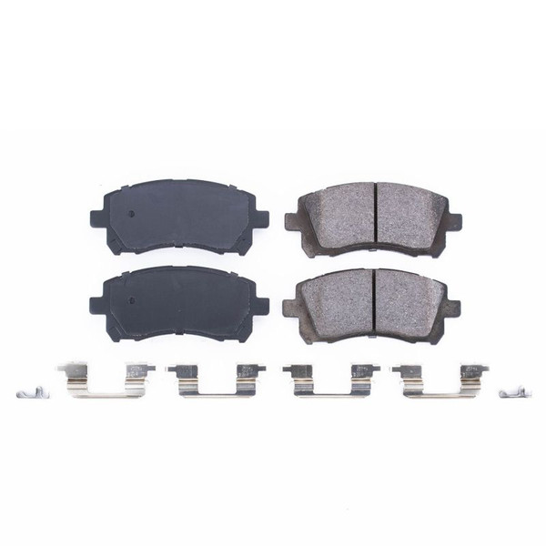 Power Stop 98-02 Subaru Forester Front Z17 Evolution Ceramic Brake Pads w/Hardware - 17-721