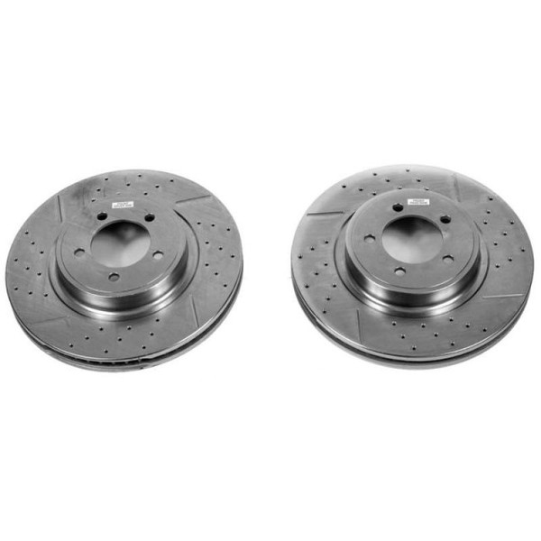 Power Stop 03-05 Lincoln Aviator Front Evolution Drilled & Slotted Rotors - Pair - AR8592XPR