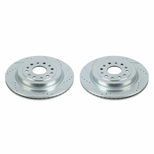 Power Stop 19-20 Ram 1500 Rear Evolution Drilled & Slotted Rotors - Pair - AR86005XPR