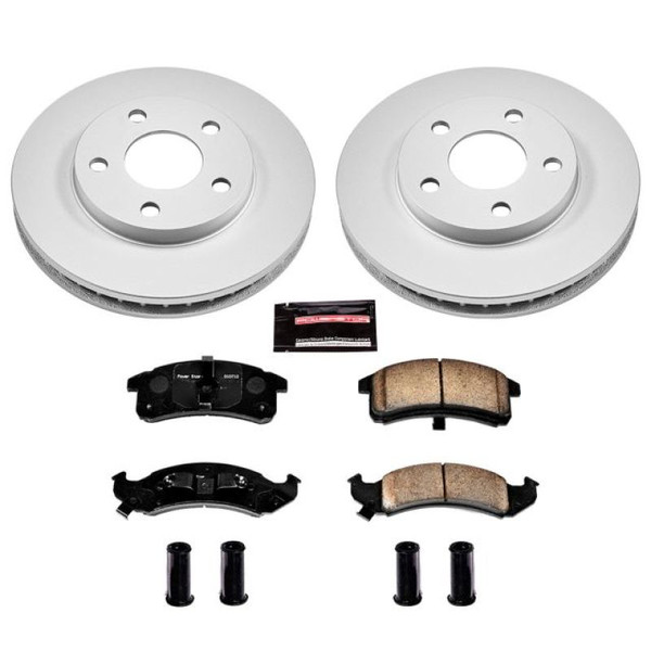 Power Stop 94-99 Buick LeSabre Front Z17 Evolution Geomet Coated Brake Kit - CRK1534