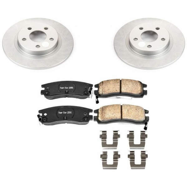 Power Stop 03-05 Buick Park Avenue Rear Z17 Evolution Geomet Coated Brake Kit - CRK1566